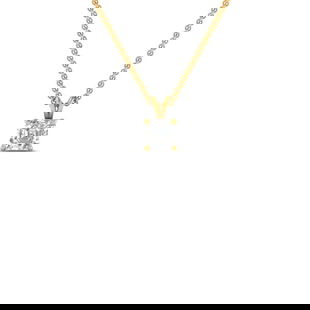 0.25 Ct. Asscher Diamond Solitaire Pendant