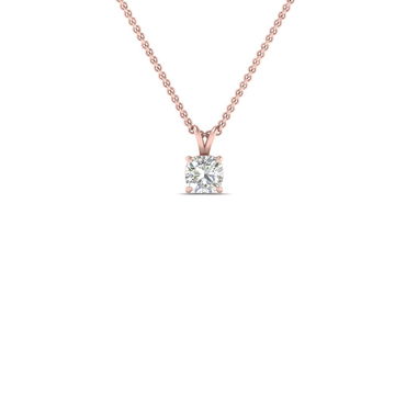0.25 Ct. Cushion Diamond Solitaire Pendant