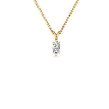 0.25 Ct. Marquise Diamond Solitaire Pendant