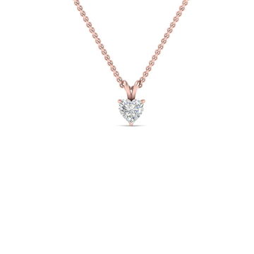 0.25 Ct. Heart Diamond Solitaire Pendant
