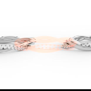 Eternity Wedding Twisted Band