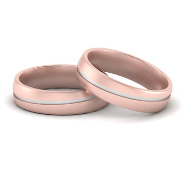 2 Tone Gay Wedding Rings