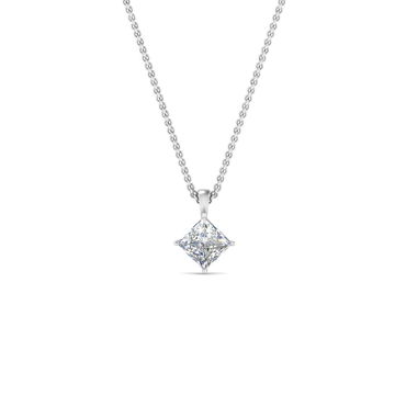 0.25 Ct. Princess Cut Diamond Kite Design Pendant