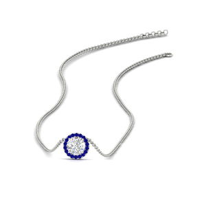 Classic Round Halo Pendant