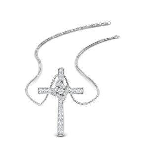 Unique Cross Diamond Pendant
