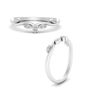 Vintage Twisted Vine Wedding Band