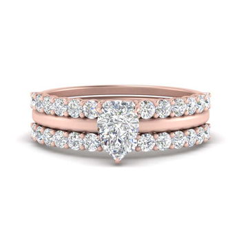 Classic Diamond Stacking Rings