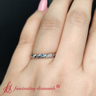 Twisted Vine Wedding Band