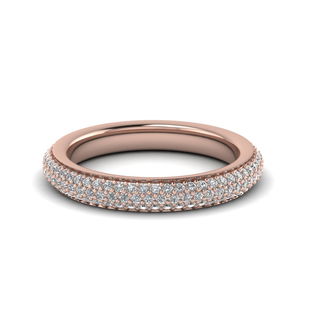 0.90 Carat Micropave Eternity Band