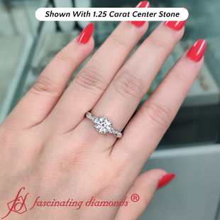 Lab Diamond Round Cut Twisted Wedding Ring