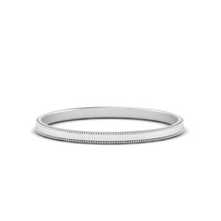 Milgrain Stack Matte Finish Band