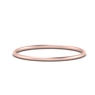 Comfort Fit Gold Stacking Wedding Band