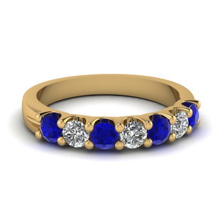7 Stone Diamond Anniversary Band