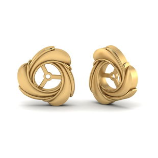Knot Gold Ear Jackets