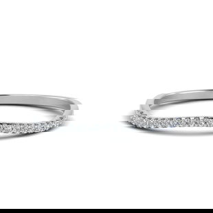 Contour Curve Wedding Band