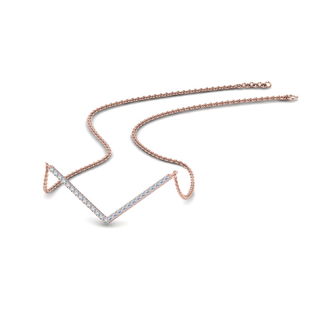 Round V Shaped Necklace