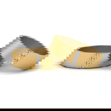 Matte Finish Wedding Rings For Gay