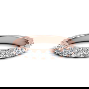 Simple Stacked Wedding Ring