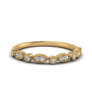 Marquise And Dot Anniversary Band