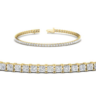 4 Ct. Princess Diamond Tennis Bracelet