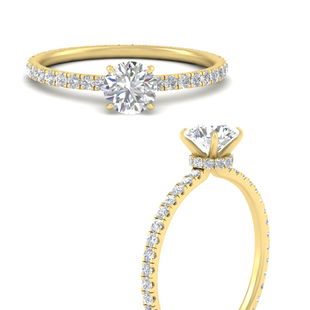 2 Carat Round Cut Lab Diamond Wedding Ring