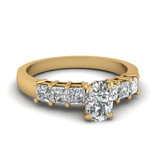 1.50 Ct. Cushion Cut Diamond Ring