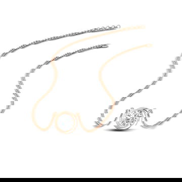 Bezel Round Solitaire Pendant