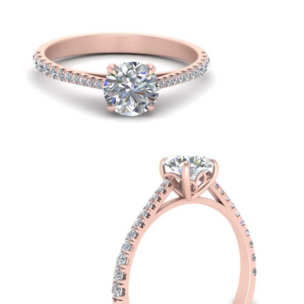 Classic French Solitaire Engagement Ring - Nathan Alan Jewelers
