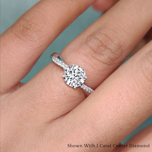Twisted Infinity Vine Engagement Ring