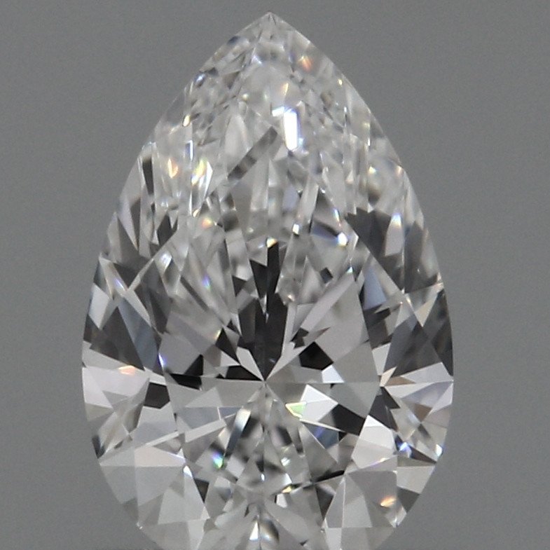  0.74 Carat Pear Lab Grown Diamond  with undefined undefined undefined undefined