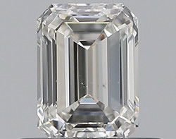 0.50 Carat Emerald Diamond #406697 0.50 Carat Emerald Diamond #406697