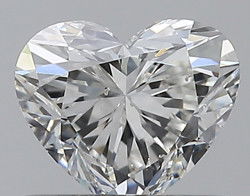 0.52 Carat Heart Diamond #421041 0.52 Carat Heart Diamond #421041