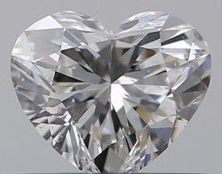 0.50 Carat Heart Diamond #420876 0.50 Carat Heart Diamond #420876