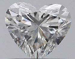 0.50 Carat Heart Diamond #422070 0.50 Carat Heart Diamond #422070
