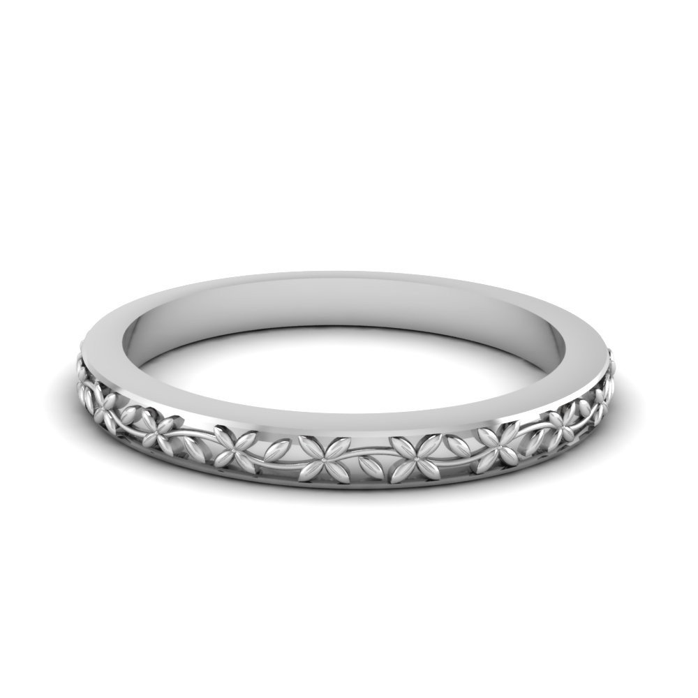 Get the Perfect Women's 9k White Gold Wedding Rings | GLAMIRA.in