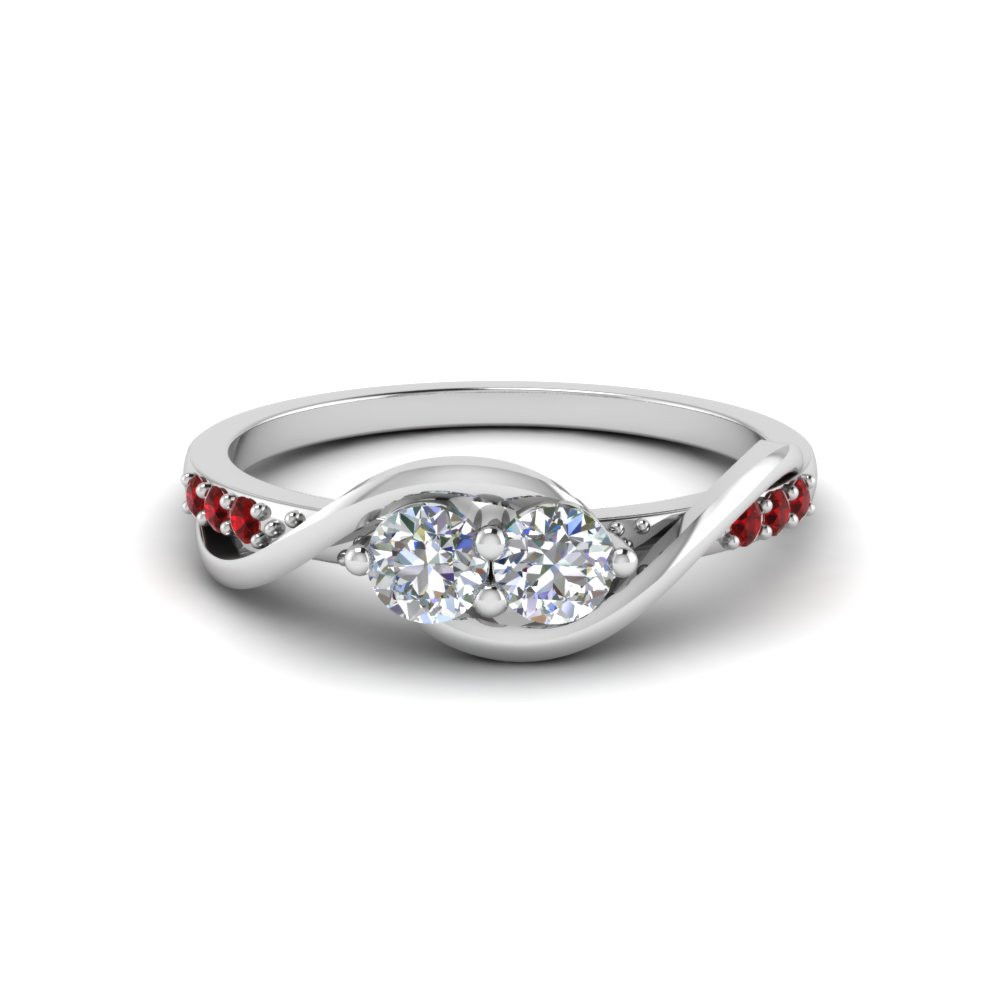 Shop Toi N Moi Diamond Engagement Ring Online