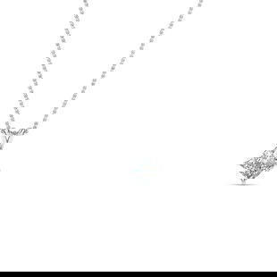 Princess Cut Solitaire Kite Diamond Pendant