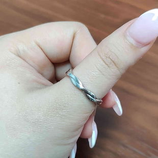 Twisted Vine Stacked Wedding Rings