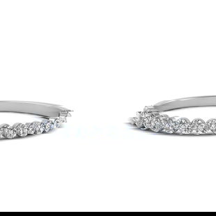 Common Prong Thin Round Stack Band For Her
