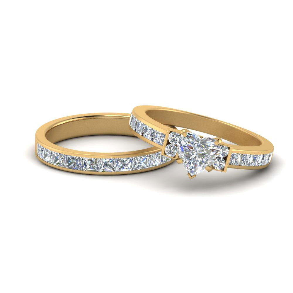 Womens wedding ring hot sale sets gold