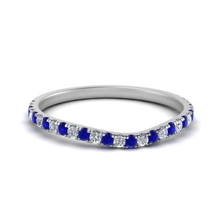 Curved Contour Wedding Band