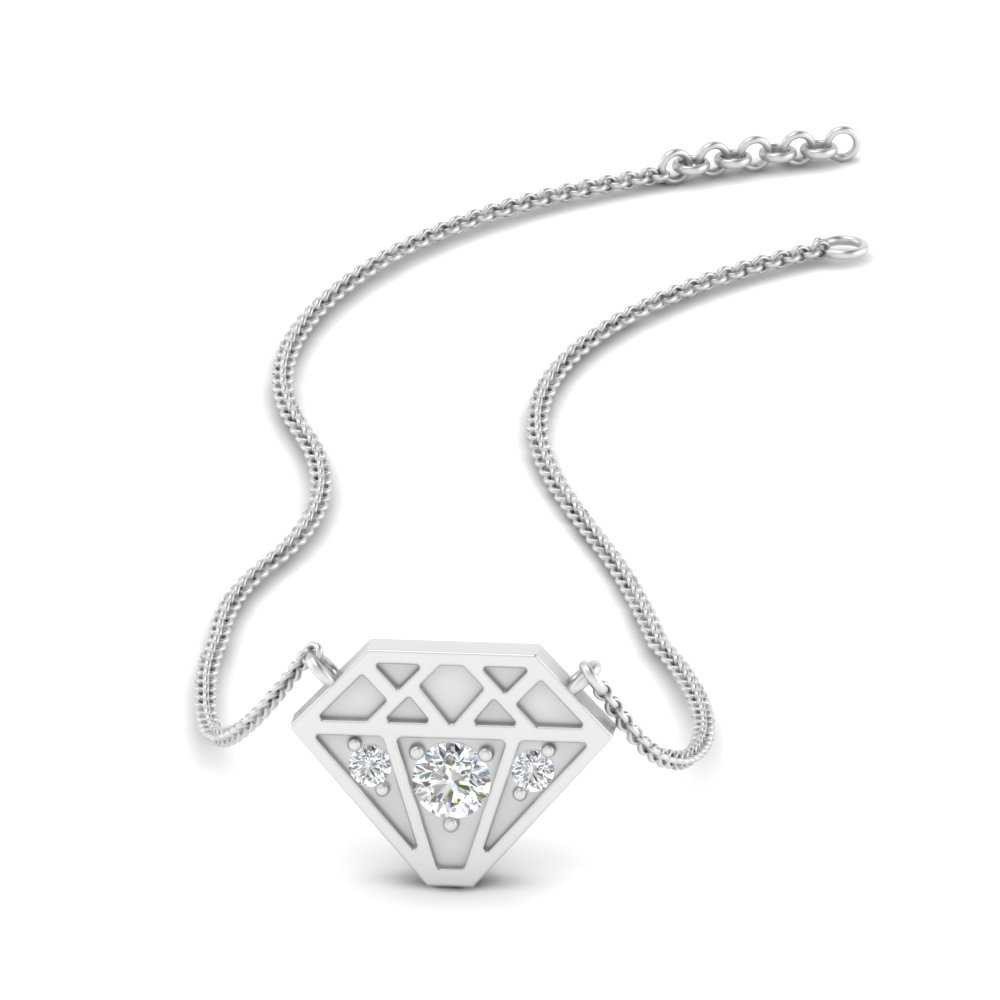 Diamond shaped clearance locket