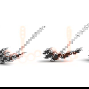 Bezel Set Earlobe Ear Jacket