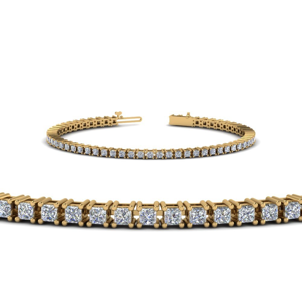 Amoura Princess Cut Tennis Bracelet – Sybella Jewellery