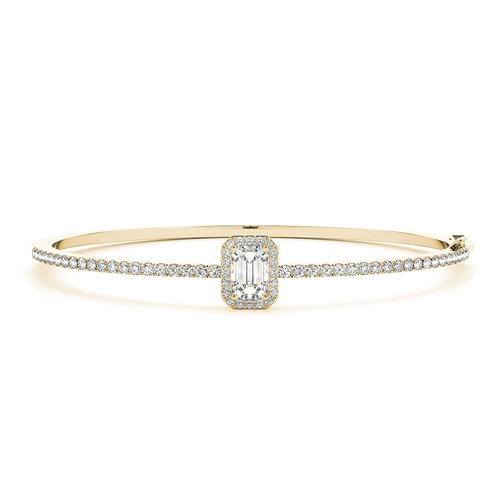 Multi Colored Halo Diamond Bracelet | Ouros Jewels