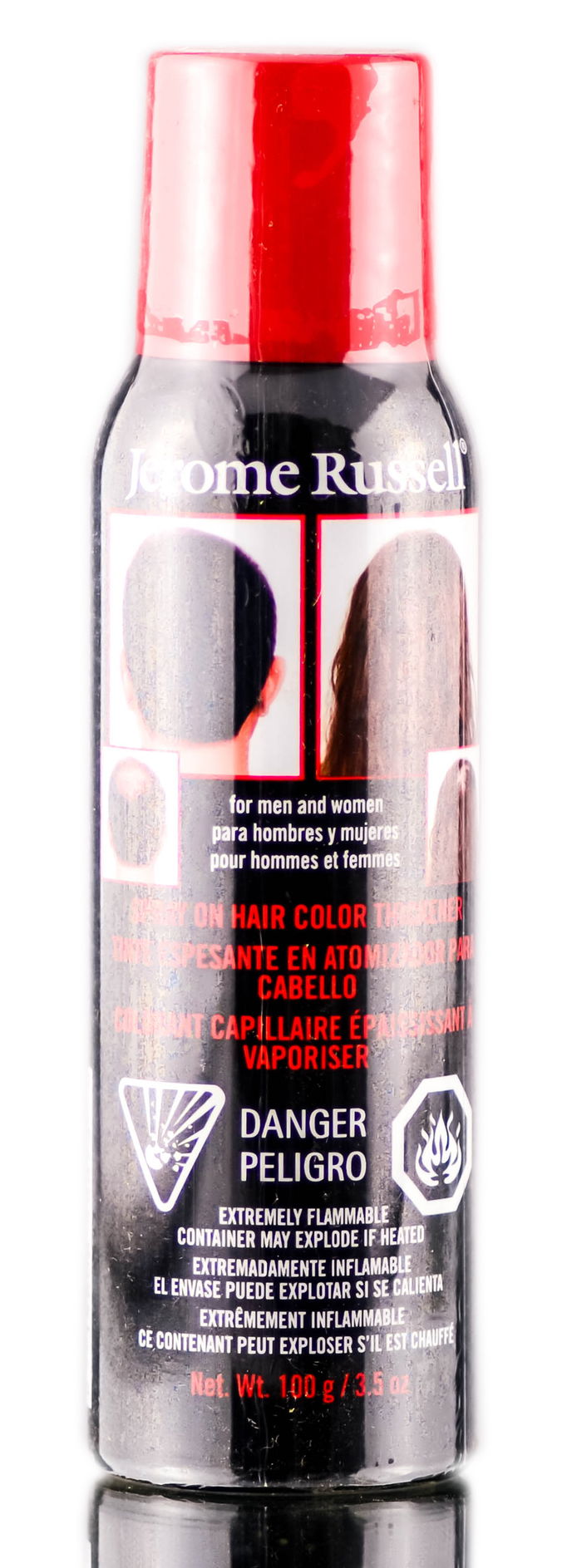 Jerome Russell Spray On Hair Color Thickener Jerome Russell Spray On Hair Color Thickener