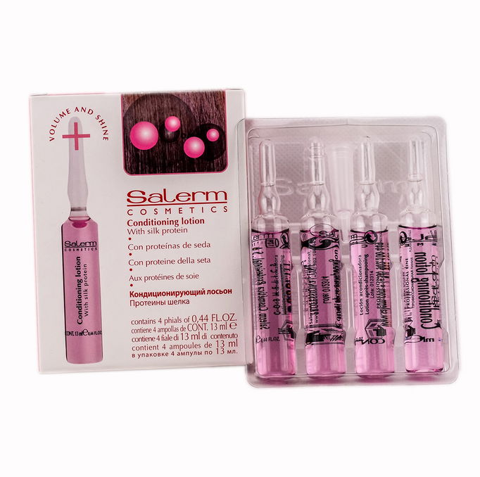 Salerm Cosmetics Conditioner Lotion For Volume & Shine Treatment