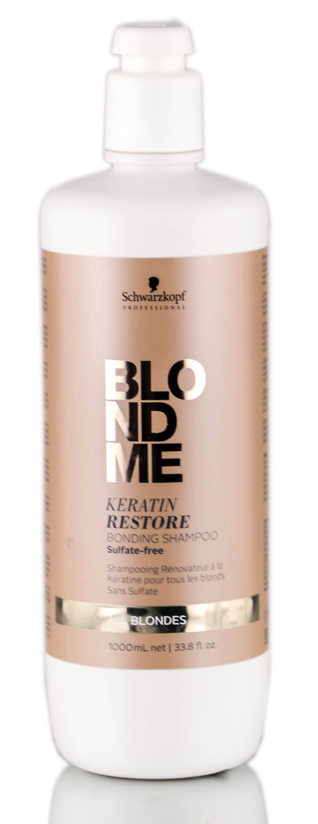 sch141-33-8-oz - Schwarzkopf Professional BlondMe Keratin Restore Blonde Shampoo-image1