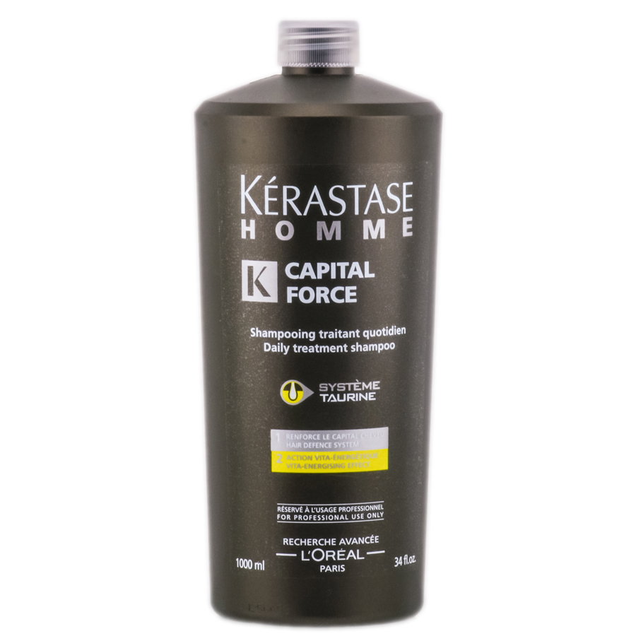 kse34-34-oz-liter - Kerastase Homme Capital Force Daily Treatment Shampoo - Vita Energising Effect-image1 kse34-34-oz-liter - Kerastase Homme Capital Force Daily Treatment Shampoo - Vita Energising Effect-image1
