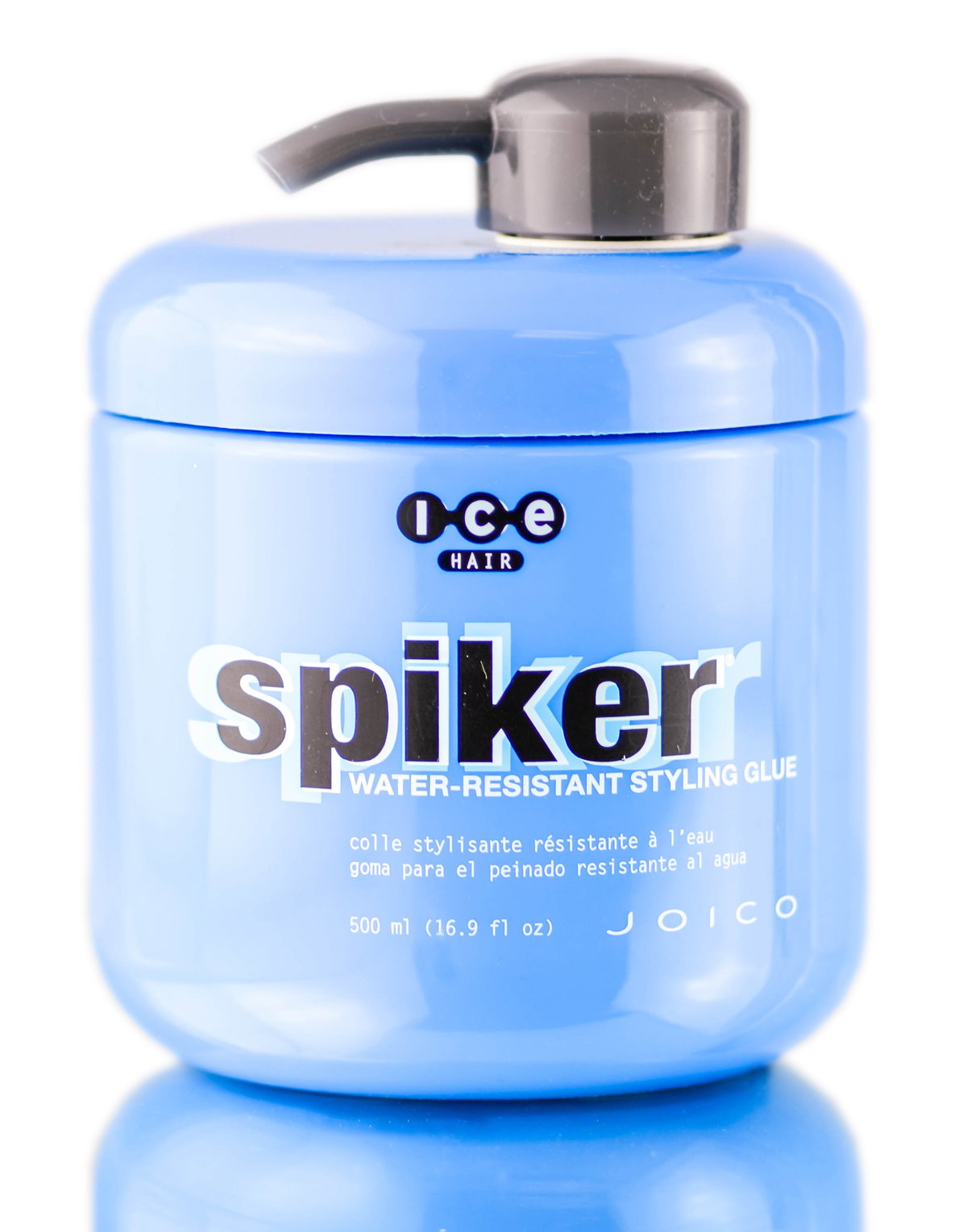 2459-16-9-oz-tub-with-pump - Ice Hair Spiker Water-Resistant Styling Glue-image1